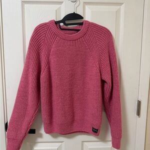 Superdry Women's Raspberry Crew Neck Sweater